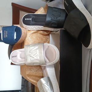 3 pair  DKNY Sandals